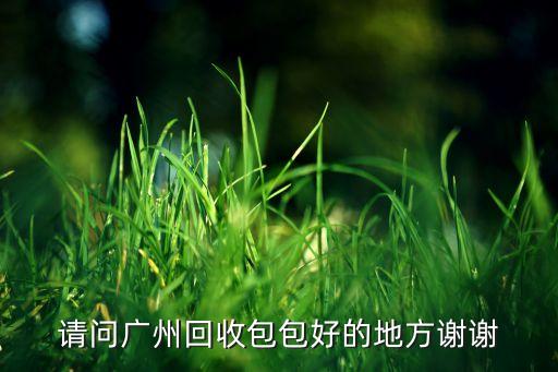 请问广州回收包包好的地方谢谢