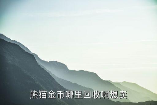 熊猫金币哪里回收啊想卖