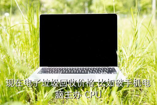 现在电子垃圾回收价格 比如破手机电脑主办 CPU