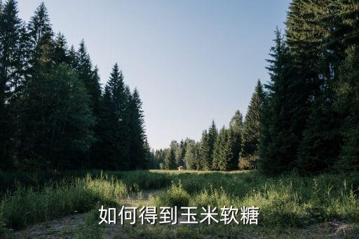 如何得到玉米软糖