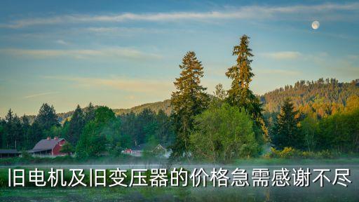 旧电机及旧变压器的价格急需感谢不尽