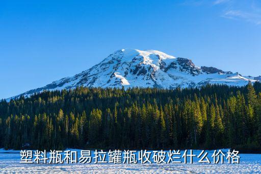 塑料瓶和易拉罐瓶收破烂什么价格
