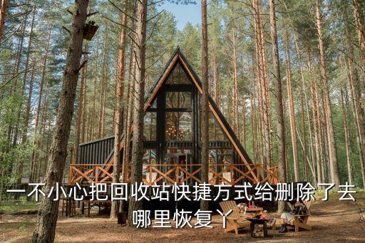 一不小心把回收站快捷方式给删除了去哪里恢复丫