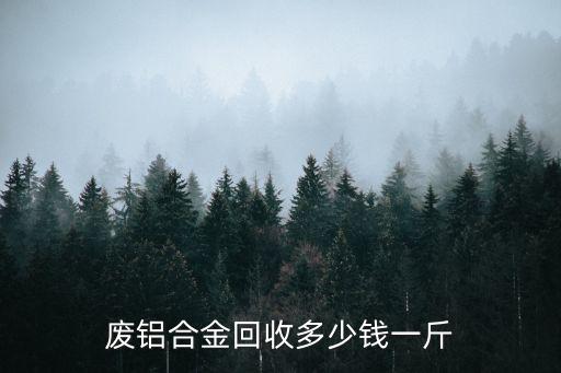 废铝合金回收多少钱一斤