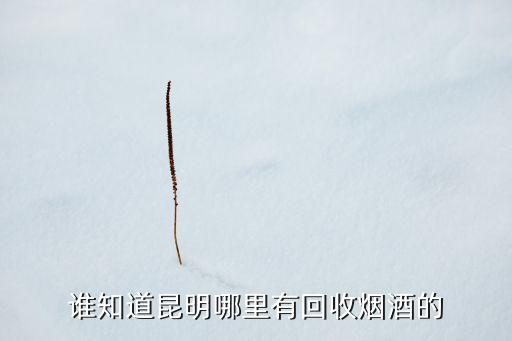 谁知道昆明哪里有回收烟酒的