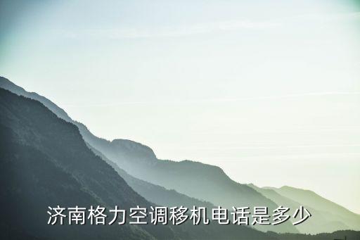 空调移机电话上门附近，济南格力空调移机电话是多少