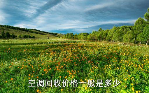 家用旧空调回收价格一般多少钱，1台二手空调多少钱