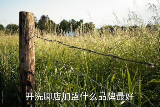 开洗脚店加盟什么品牌最好