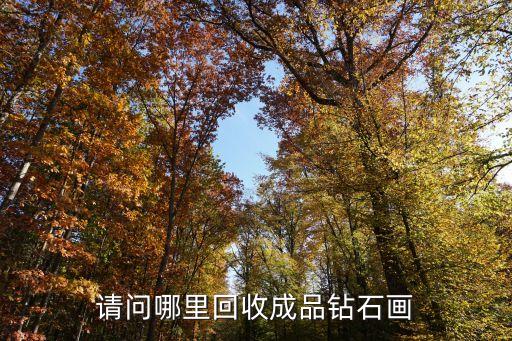 请问哪里回收成品钻石画