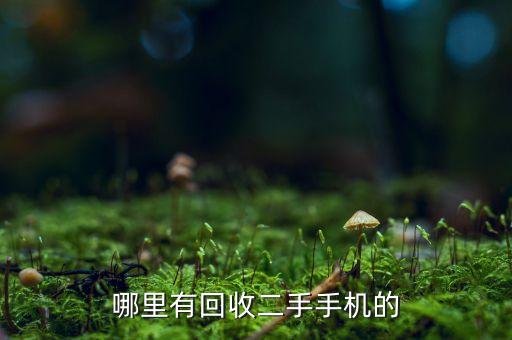 哪里有回收二手手机的