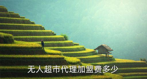 无人超市代理加盟费多少