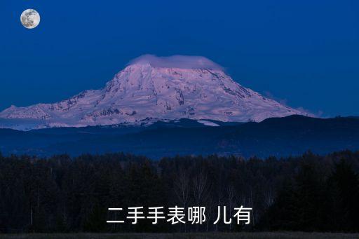 二手手表哪 儿有