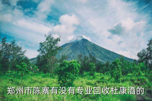 郑州市陈寨有没有专业回收杜康酒的