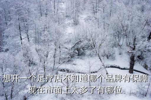 加盟足浴店哪家好，洗脚店加盟哪个连锁店好