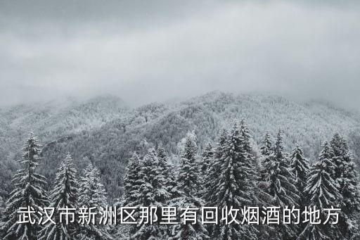 武汉收老酒，武汉市新洲区那里有回收烟酒的地方