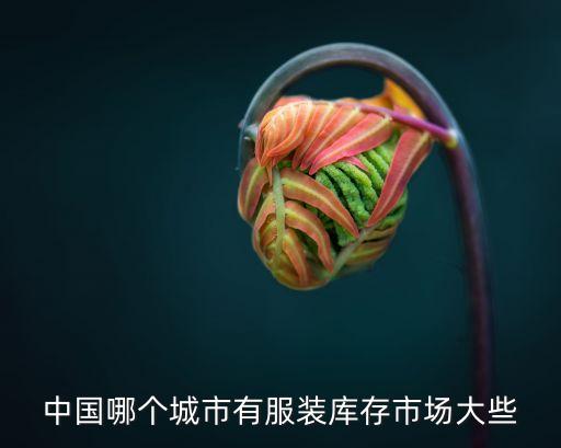 中国哪个城市有服装库存市场大些