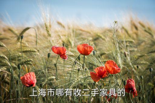 上海市哪有收二手家具的