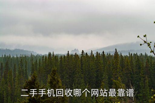 二手手机回收哪个网站最靠谱