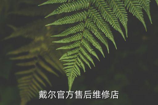 戴尔官方售后维修店