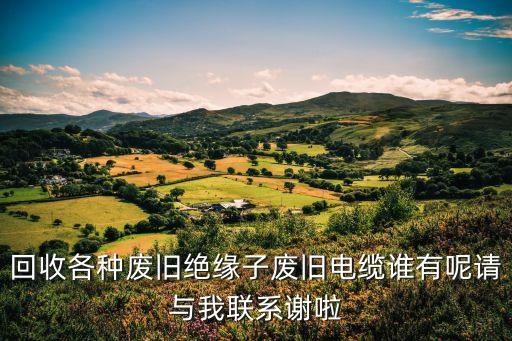 回收各种废旧绝缘子废旧电缆谁有呢请与我联系谢啦