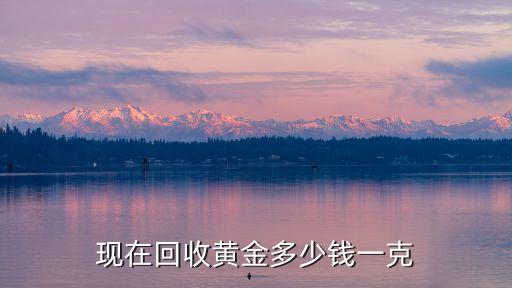 现在回收黄金多少钱一克