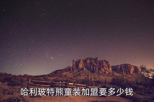 哈利玻特熊童装加盟要多少钱