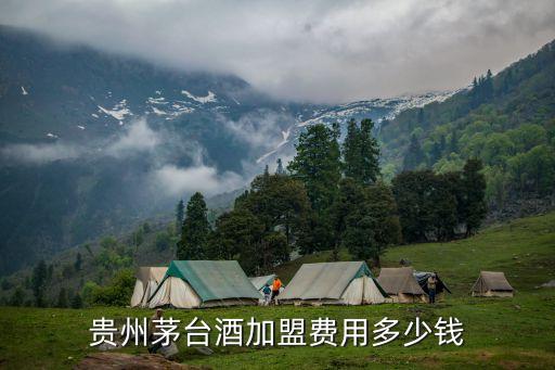 贵州茅台酒加盟费用多少钱