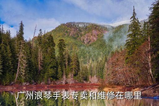 广州浪琴手表专卖和维修在哪里