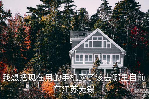 我想把现在用的手机卖了该去哪里目前在江苏无锡