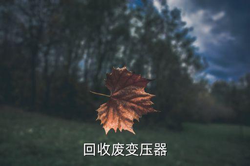回收废变压器
