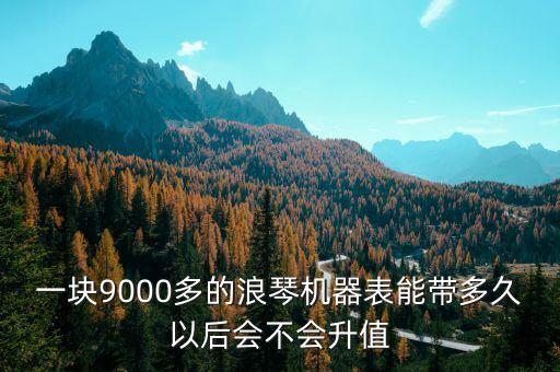一块9000多的浪琴机器表能带多久以后会不会升值