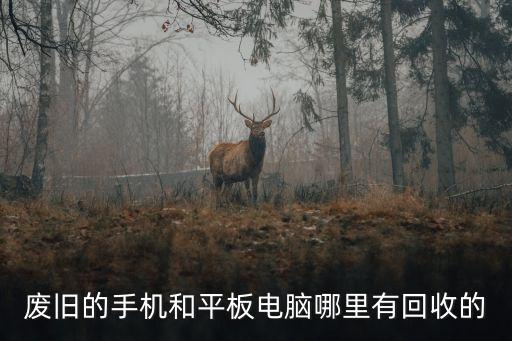 废旧的手机和平板电脑哪里有回收的