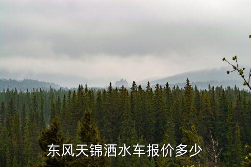 东风天锦洒水车价格，东风天锦洒水车报价多少