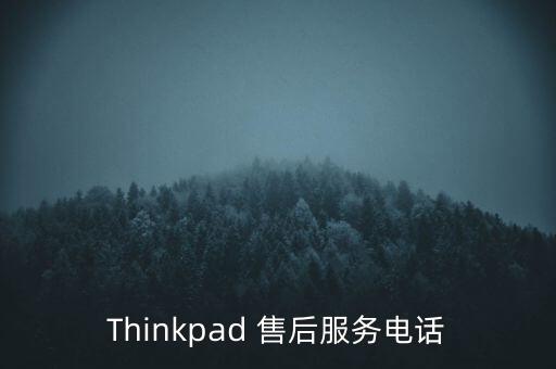 Thinkpad 售后服务电话