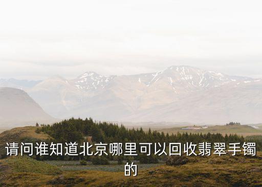 北京上门回收翡翠手镯，北京什么地方收玉镯