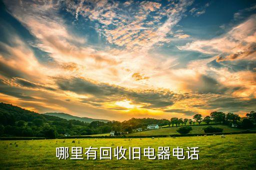 附近上门收购旧家电电话，谁有旧电器收卖佬电话