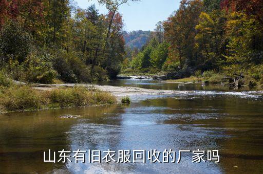 山东有旧衣服回收的厂家吗