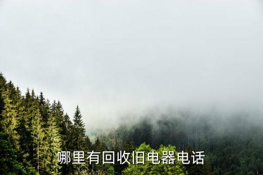 附近上门回收旧家电，哪里有回收旧电器电话