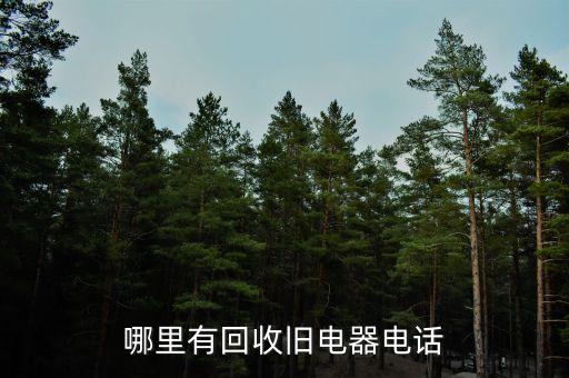 哪里有回收旧电器电话