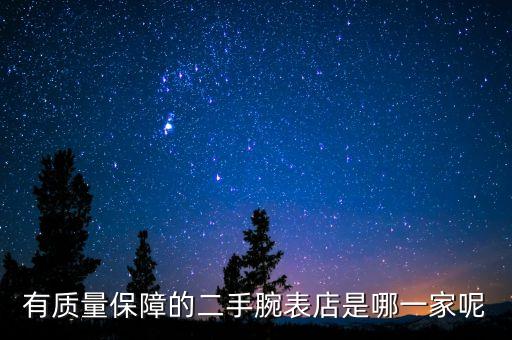 二手手表在哪买放心，有质量保障的二手腕表店是哪一家呢