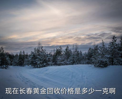 现在长春黄金回收价格是多少一克啊