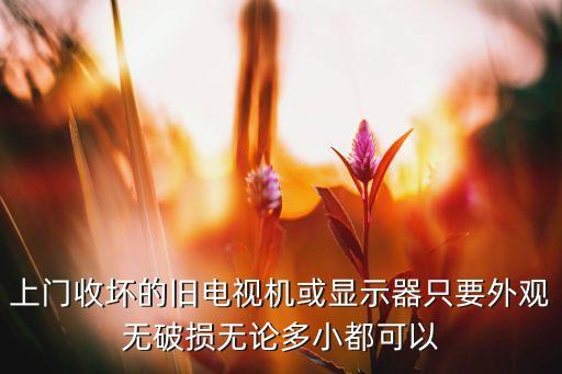 上门收坏的旧电视机或显示器只要外观无破损无论多小都可以
