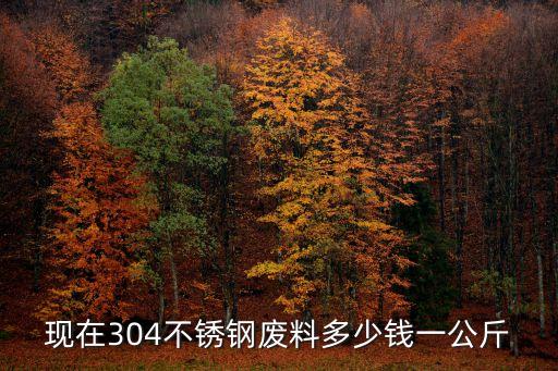 现在304不锈钢废料多少钱一公斤