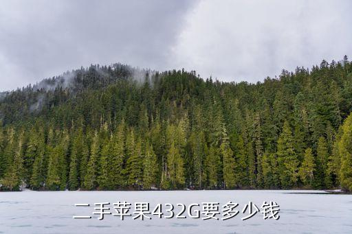 二手苹果432G要多少钱