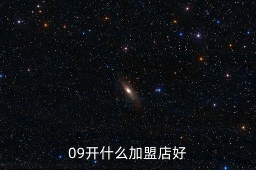 09开什么加盟店好