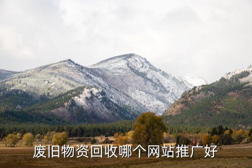废旧物资回收哪个网站推广好