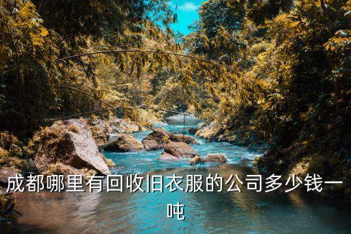 成都哪里有回收旧衣服的公司多少钱一吨