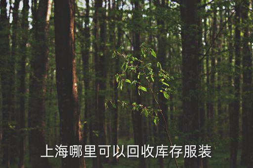 上海哪里可以回收库存服装