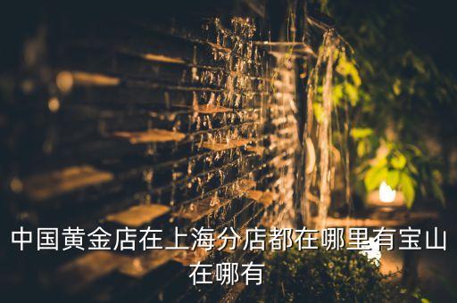 中国黄金附近门店，中国黄金专卖深圳店具体在什么位置
