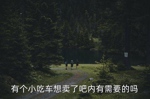 有个小吃车想卖了吧内有需要的吗